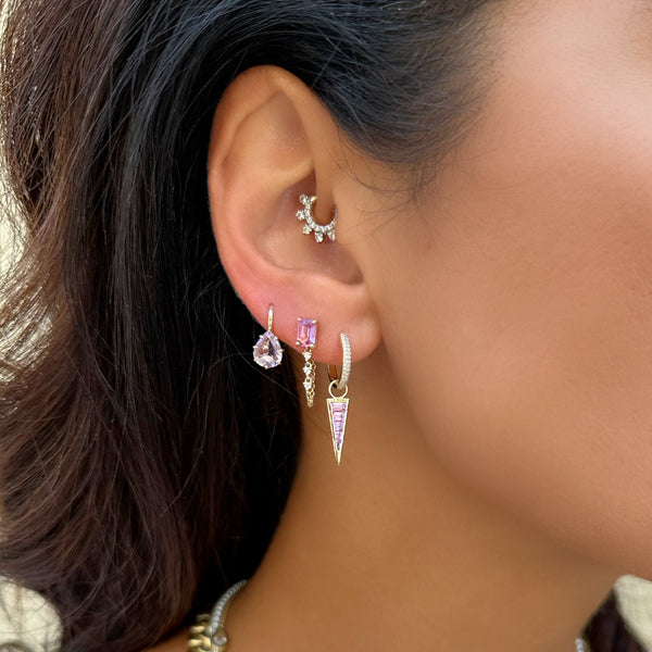 Stud Chain Earrings