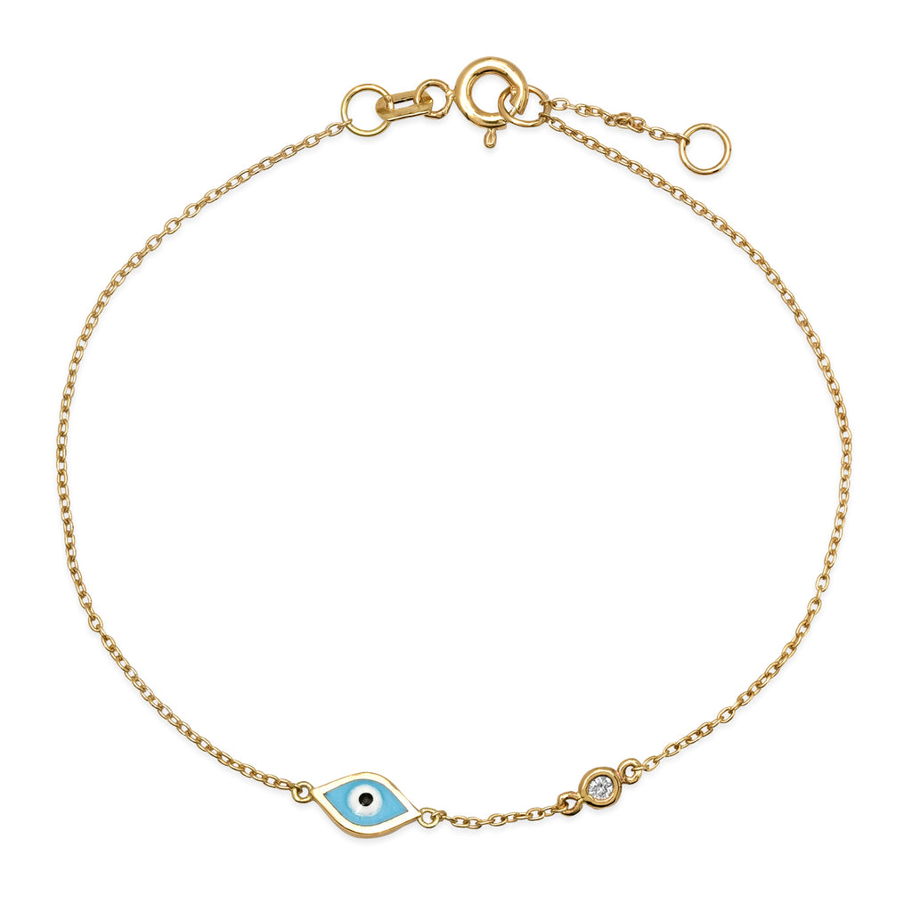 Enamel Eye Bracelet