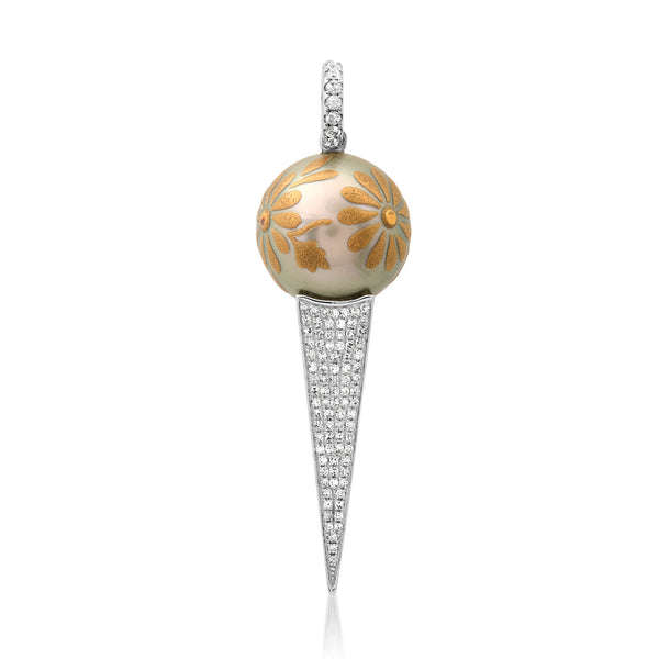 Pearl Pyramid Pendant