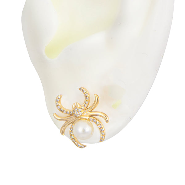 Spider Pearl Stud