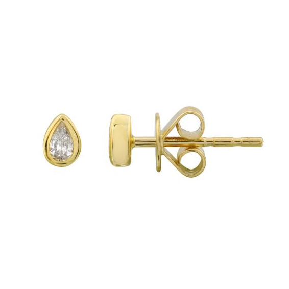 Pear Diamond Studs