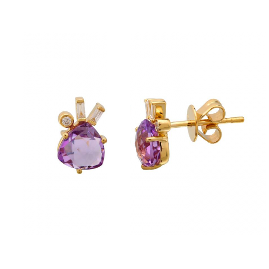 Amethyst Studs