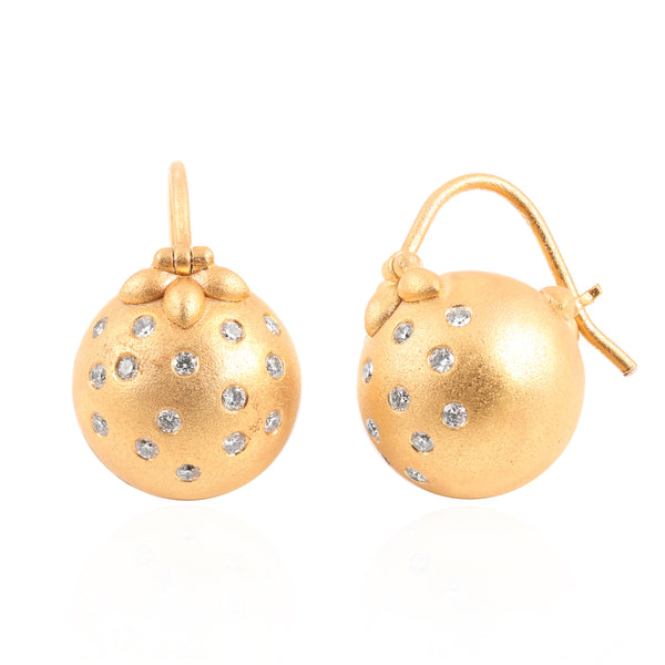 Floating Globe Earrings