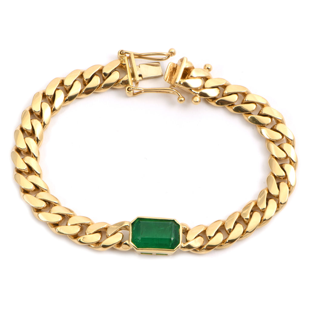 Emerald Classic Tennis Bracelet- Eriness Jewelry