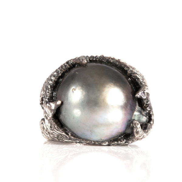 Pearl Slice Ring