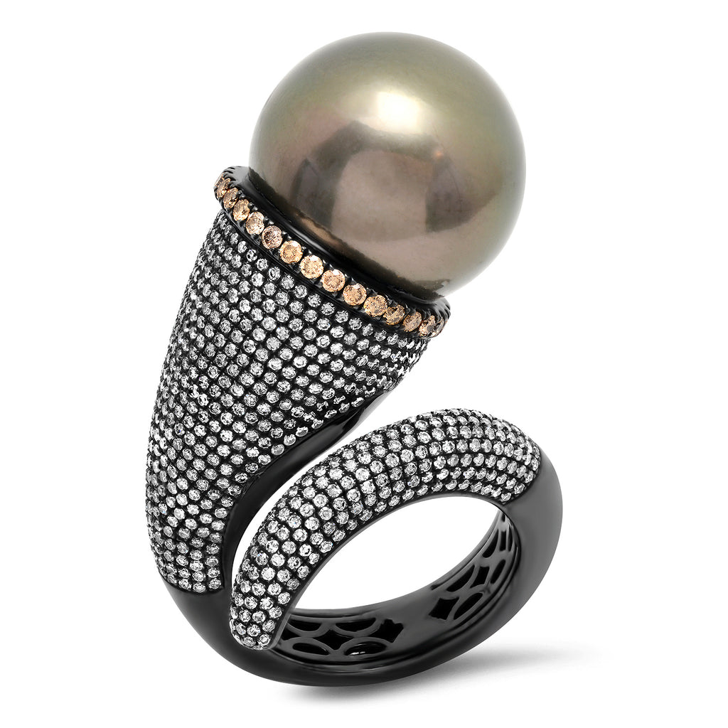 Pearl Swirl Ring