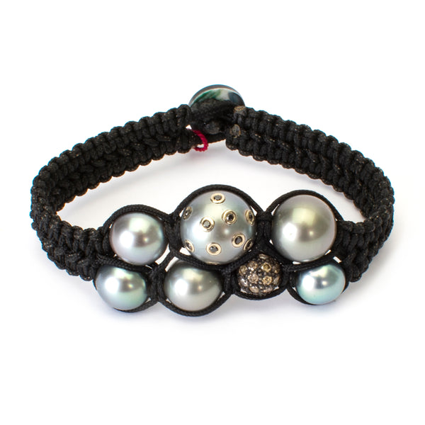 Macrame Pearl Bracelet