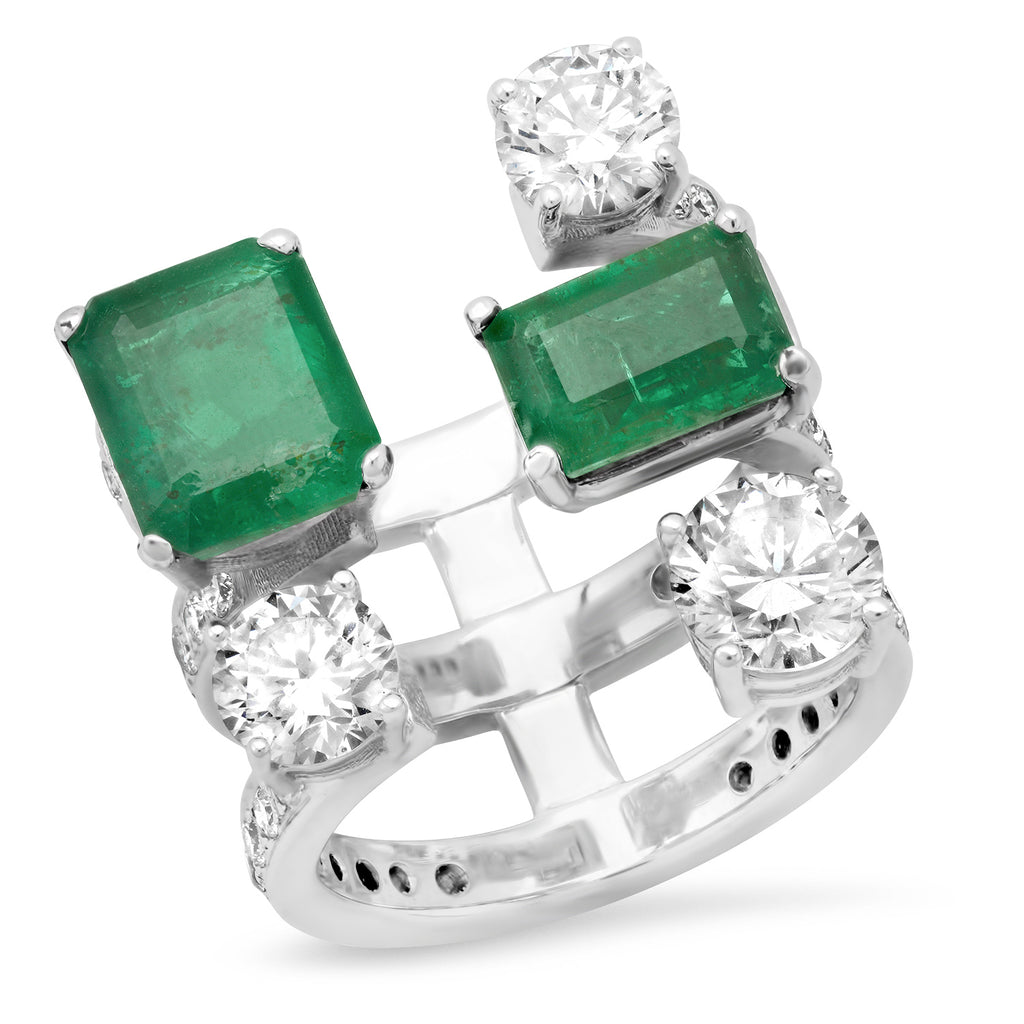 Diamond Emerald Ring