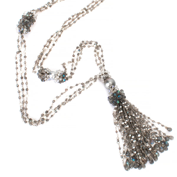 Cluster Tassel Necklace